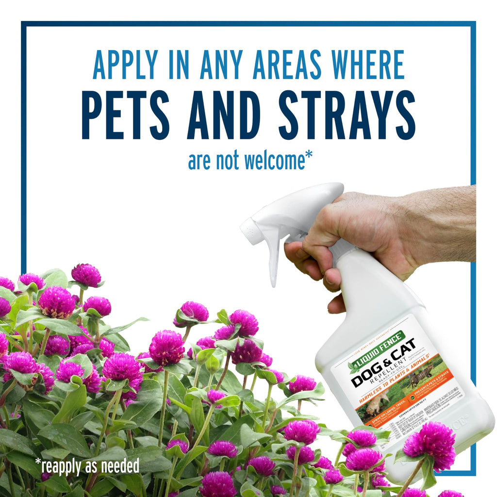Liquid Fence Dog & Cat Repellent Ready-to-Use, 32-Ounce
