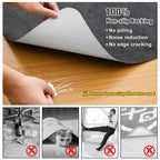 Placoot Desk Chair Mat for Hardwood Floor & Tile 55"x35" Office Chair Mat for Rolling Chairs Large Anti-Slip-Recyclable Material Computer Chair Mat Rug for Office/Home