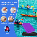 Airllantry Thicken 19.7in Seat Cushion, Gel Seat Cushion for Long Sitting–Office Chair, Wheelchair, Car Pad, Large Cooling Support Pad for Back Pain, Sciatica, Tailbone Pain Relief