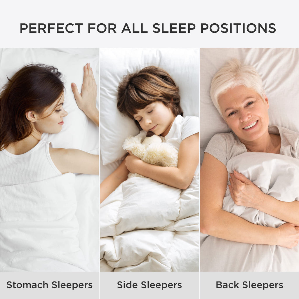 Bedsure Pillows Queen Size Set of 2 - Queen Pillows 2 Pack Hotel Quality Bed Pillows for Sleeping Soft and Supportive Pillows for Side, Back Sleepers
