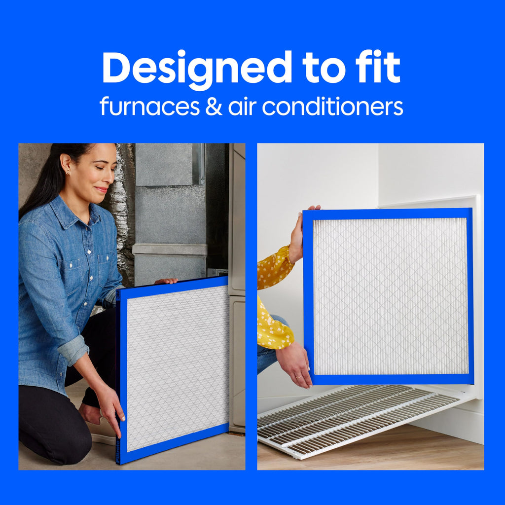 Filtrete 16x25x1 Air Filter, MERV 12, MPR 1500, Allergens, Bacteria & Viruses, 3-Month AC and Furnace Filters, Cleaner Air, Reliable Airflow, 6 HVAC Filters (Actual Size 15.62 x 24.62 x 0.78 in)