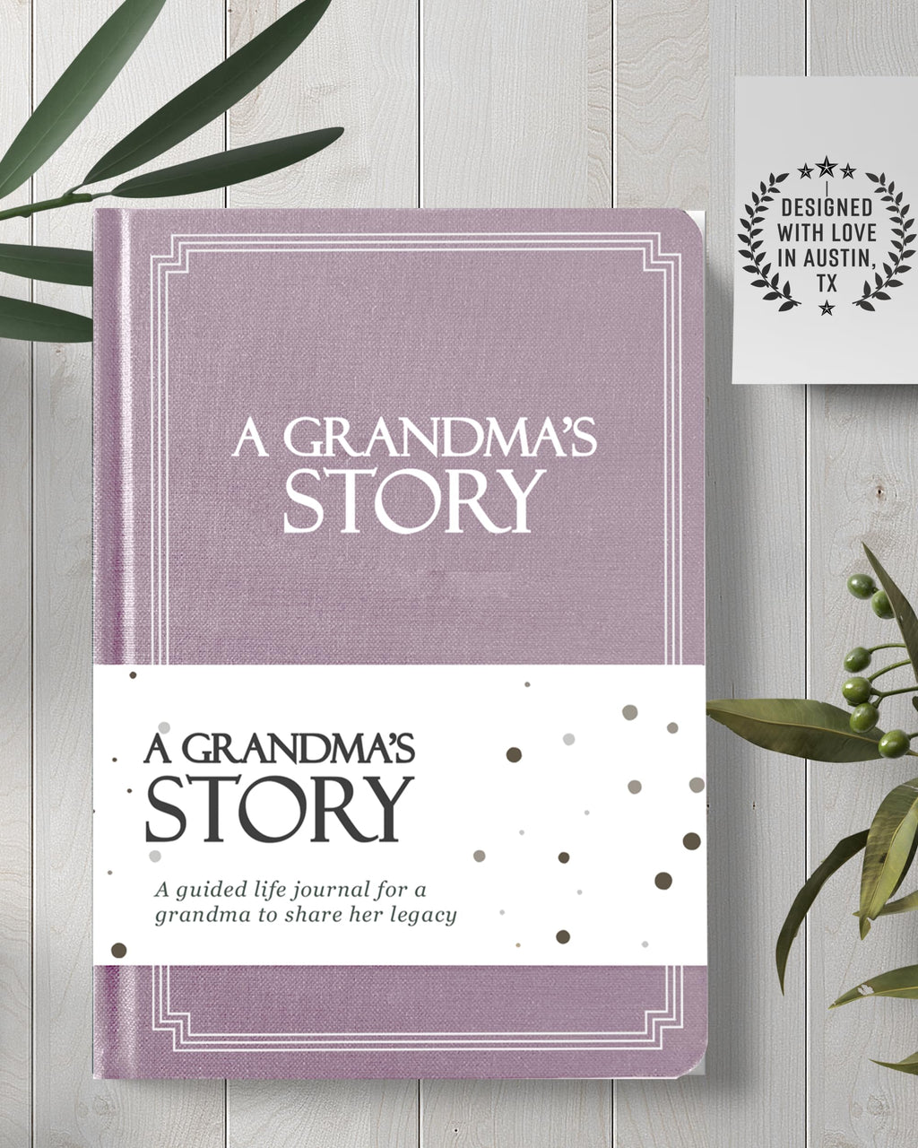 Grandma's Life Story Journal (Hardcover): A Meaningful Keepsake for Grandma to Share Her Journey and Memories, Book Includes 250+ Prompt Questions, Sentimental Grandma Gifts Idea, Sentimental Gifts for Grandma for Mother's Day, Birthday & Christmas