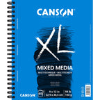 Canson XL Series Mixed Media Art Paper Pad Bundle - 9x12 inches 60 Sheets and 7x10 inches 60 Sheets
