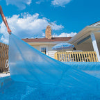 Blue Wave 16-ft x 32-ft Rectangular Pool Solar Blanket - 12-mil Solar Pool Cover with Thermal Bubbles to Retain Heat and Reduce Evaporation – Fade Resistant Pool Solar Cover for Inground Pool - Blue