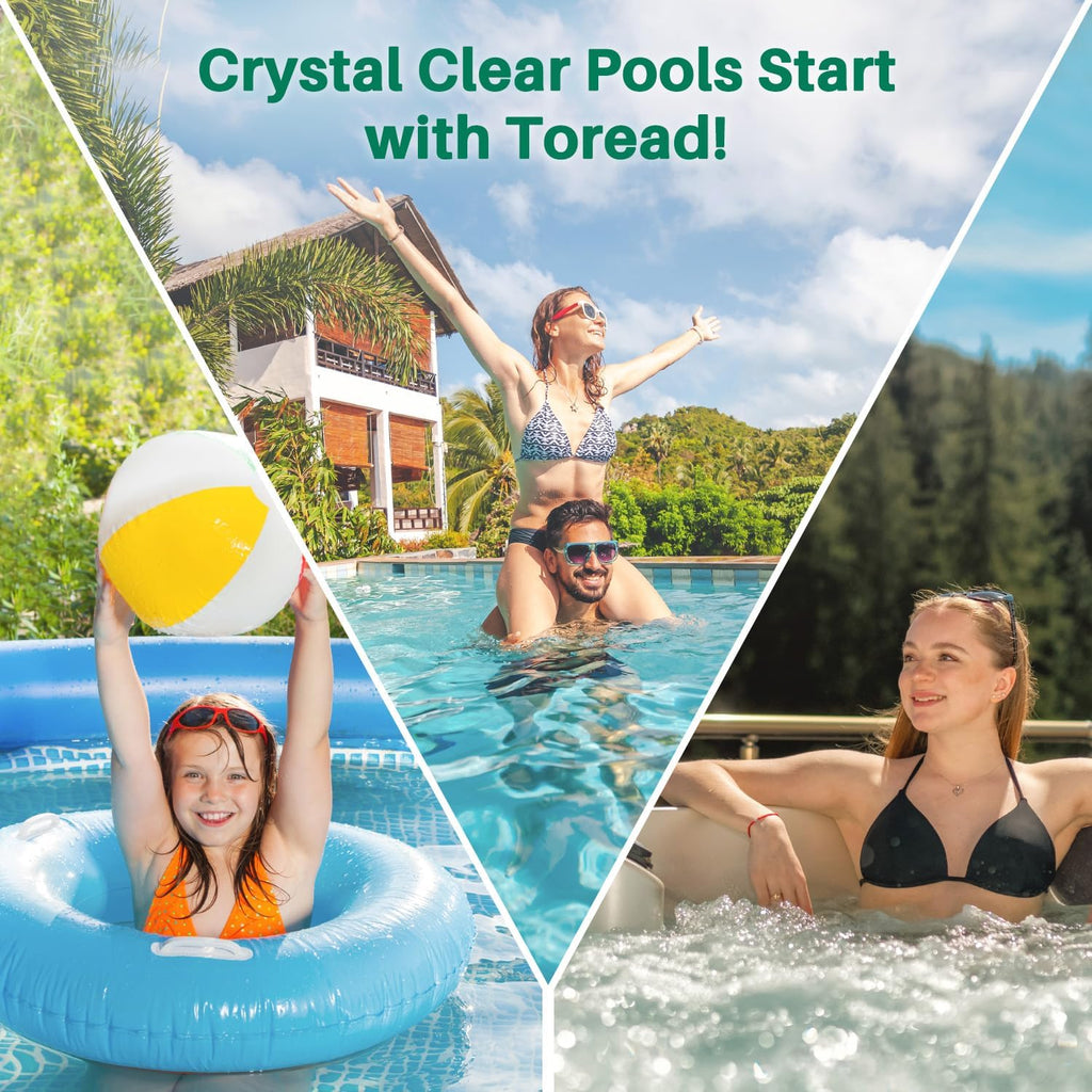 TOREAD PA106 Pool Filter Replaces Hayward CX880XRE, Ultral-A1, Unicel C-7488, Filbur FC-1226, FC-6430, Hayward SwimClear C4020, C4025, C4030, 4 X 106 sq. ft. Filter Cartridge 4 Pack