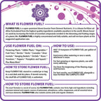 Bloom Booster and Yield Enhancer for Plants - Big, Heavy, Healthy Harvests, for Use in Soil and Hydroponics - Concentrated Phosphorus and Potassium - Flower Fuel 1-34-32, 250g