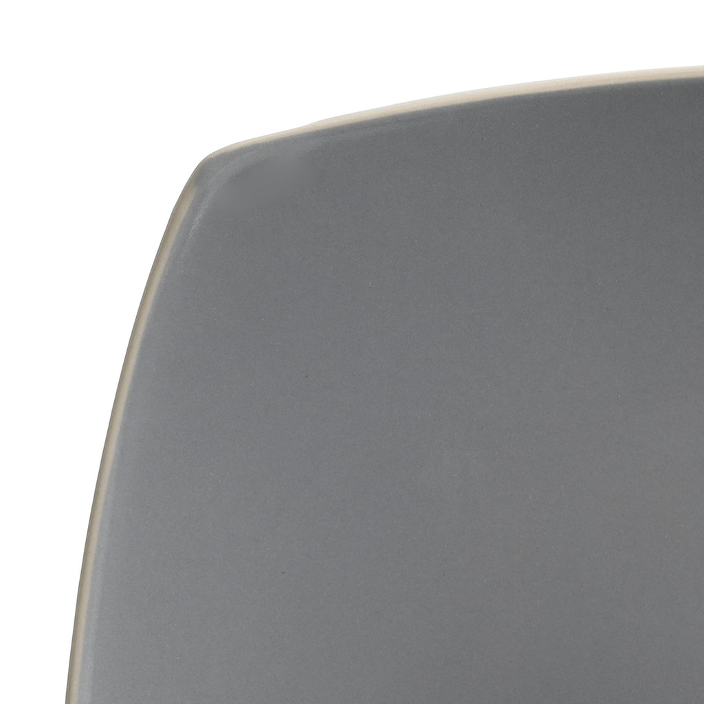 Gibson Elite Soho Lounge Dinnerware Set, Service for 4 (16pcs), Matte Gray