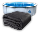 Liner Life LL12R Above Ground Pad 12' Round, Protects The Bottom of Aboveground Pool and Extends Life of The Liner, Strong and Durable Puncture Resistant Polyester Geotextile Material, Black