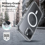 ESR for iPhone 15 Case, Compatible with MagSafe, Military-Grade Protection, Yellowing Resistant, Scratch-Resistant Back, Magnetic Phone Case for iPhone 15, Classic Series, Clear