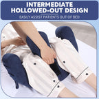 MABOZOO Patient Turning Device with Handle Hole, U-Shaped Velvet Turning Pillow Bedridden Nursing Pillow, Helping The Elderly Turn Over Pillow for The Elderly, Paralyzed, Disabled, Bedridden Patient