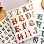 50 Sheets Alphabet & Number Letter Stickers for Scrapbooking, Journaling & DIY Crafts, Vinyl Adhesive Sticker Letters for Scrapbook Supplies, Journals, Planners & Decorative Projects