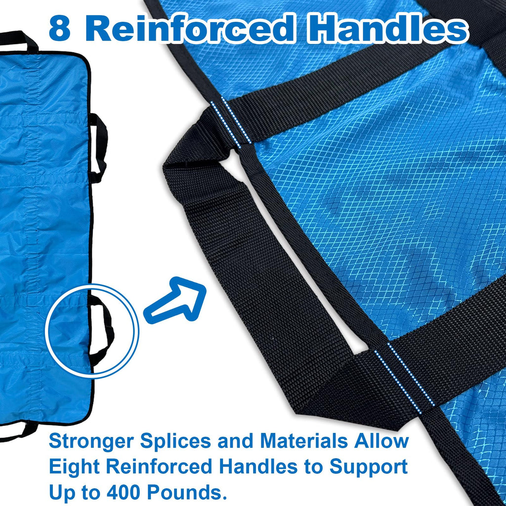 Multi-Functional 48x40 inch Positioning Bed Pads for Elderly, Bed Buddy Patient Lift Sling Handicap Accessories for Daily Living, Elderly Must Haves Assistance Products Patient Turning Device Reusable