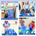 Frozen Toys for Girls Magnetic Tiles 102pcs with 2 Stairs 2 Dolls Princess Castle Building Toys Girls Toys Age 4-5 6-8 Magnetic Blocks Birthday Xmas Gifts for Girls Toys for 3 4 5 6 7 8+ Year Old