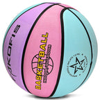 Toddler Kids Basketball Size 3(22") Mini Basketball for Boys Girls Age 1 2 3 4 5 6,PU Rubber Indoor Outdoor Basket Balls for Training Shoot and Dribble