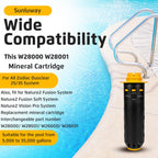W28000 W28001 Replacement for Nature2 Duoclear 25 35 Mineral Cartridge for All Zodiac Duoclear & Fusion, Fusion Soft, Vision Pro System Aboveground Ingroud Pool Vessels for up to 35,000 Gallons Pool