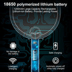 Faicuk Upgraded Foldable Bug Zapper Racket 2 in 1 Rechargeable Electric Fly Swatter Racket
