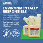 Agrisel Zone Plus Insect & Pest Control Broad Spectrum, for Indoor & Outdoor, Effective Against 100 Pests, Eco-Friendly, 3-Pack of Disposable is Included with Purchase, 16 Ounce