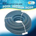 U.S. Pool Supply Pool Vacuum Hose - 1-1/2" x 40' Professional Heavy Duty Pool Hose for Inground, Spiral Wound with Kink-Free Swivel Cuff - Connect to Vacuum Heads, Skimmer, Cleaner, Filter Pump Inlet