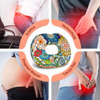 gswirmchsq Donut Pillow for Tailbone Pain, Hemorrhoid Pillow for Sitting, Memory Foam Donut Hemorrhoids Seat Cushion for Tailbone Pain Relief & Women Postpartum Pregnancy