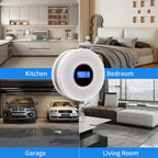 Coreel Smoke Detector Carbon Monoxide Detector Combo with Digital Display and Sound Light Alarm, 2-in-1 Smoke & CO Alarm with Battery Operated for Home, Travel or RV
