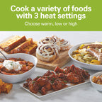 Hamilton Beach Programmable Slow Cooker with Flexible Easy Programming, 5 Cooking Times, Dishwasher-Safe Crock, Lid, 4 Quart, Silver