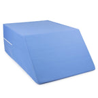DMI Wedge Pillow, Leg Pillow, Bolster Pillow, FSA Eligible Incline Pillow for Leg Elevation, Snoring, Circulation, Pregnancy, Sciatica, Leg Rest or Foot Elevation, Blue, 30.5 x 20 x 10