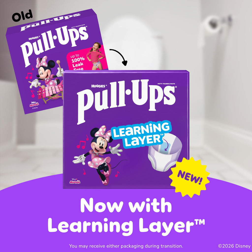 Pull-Ups Girls' Potty Training Pants, Size 3T-4T Training Underwear (32-40 lbs), 66 Count