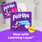 Pull-Ups Girls' Potty Training Pants, Size 3T-4T Training Underwear (32-40 lbs), 66 Count