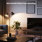 Feit Electric A19 LED Light Bulb, 60W Equiv, Non-Dimmable, Selectable Color Temperatures (2700K-5000K), 800 Lumens, General Purpose Light Bulbs, 17,000-Hour Lifetime, OM60/5CCT/15KLED/10, 10 Pack