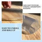 Tonaus Chair Mat for Hard Floor Office Chair Mat Desks Mats Large 48"×36",Transparent Clear PVC Floor Protector for Home Office Study Wooden Floors 3'x4'