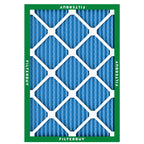 Filterbuy 16x20x1 Air Filter MERV 13 Optimal Smoke & Allergy Defense (4-Pack), Electrostatic Pleated HVAC AC Furnace Filters Replacement, Made in USA (Actual Size: 15.50 x 19.50 x 0.75)