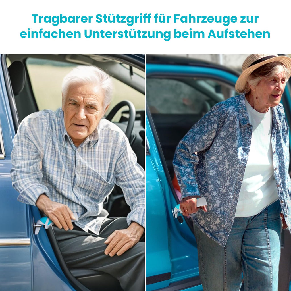 MOSKESON Car Handle Assist for Elderly: Standing Mobility Safety Tip Auto to Help Get Out - Portable Bar Car Support Handle for Elderly & Seniors & Handicap