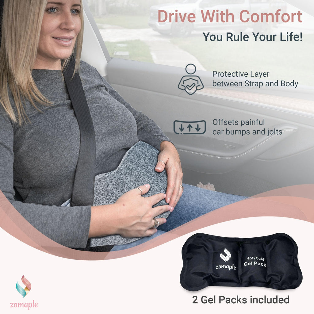 Zomaple Hysterectomy Band – Must Haves for Comfort Recovery After Abdominal, Tummy Tuck, C-Section, Lumpectomy Surgery - Belly Pillow with Pocket & Gel Pack - Post Surgery Gifts