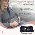 Zomaple Hysterectomy Band – Must Haves for Comfort Recovery After Abdominal, Tummy Tuck, C-Section, Lumpectomy Surgery - Belly Pillow with Pocket & Gel Pack - Post Surgery Gifts
