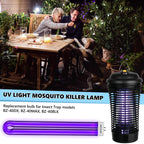Kittmip Bug Zapper Replacement Bulbs, 40w Black Light Bulb Compatible with Black Flag Bug Zapper Model BZ-40DX, BZ-40MAX, and BZ-40BLK (2)
