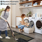 Office Chair Mat for Hardwood Floor&Tile Floor,36"X 48" Heavy Duty Desk Chair Mat for Hard Floors,Under Desk Rug for Rolling Computer Chair,Anti Slip,Low Pile Carpet Floor-Geo Black