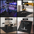 Office Chair Mat for Hard Floor, 60"x75" Large Durable Computer Chair Mat, Unique Y-Shaped Pattern Floor Protector Rug for Rolling Chairs, Anti-Slip Waterproof Desk Floor Mat for Work, Home, Gaming