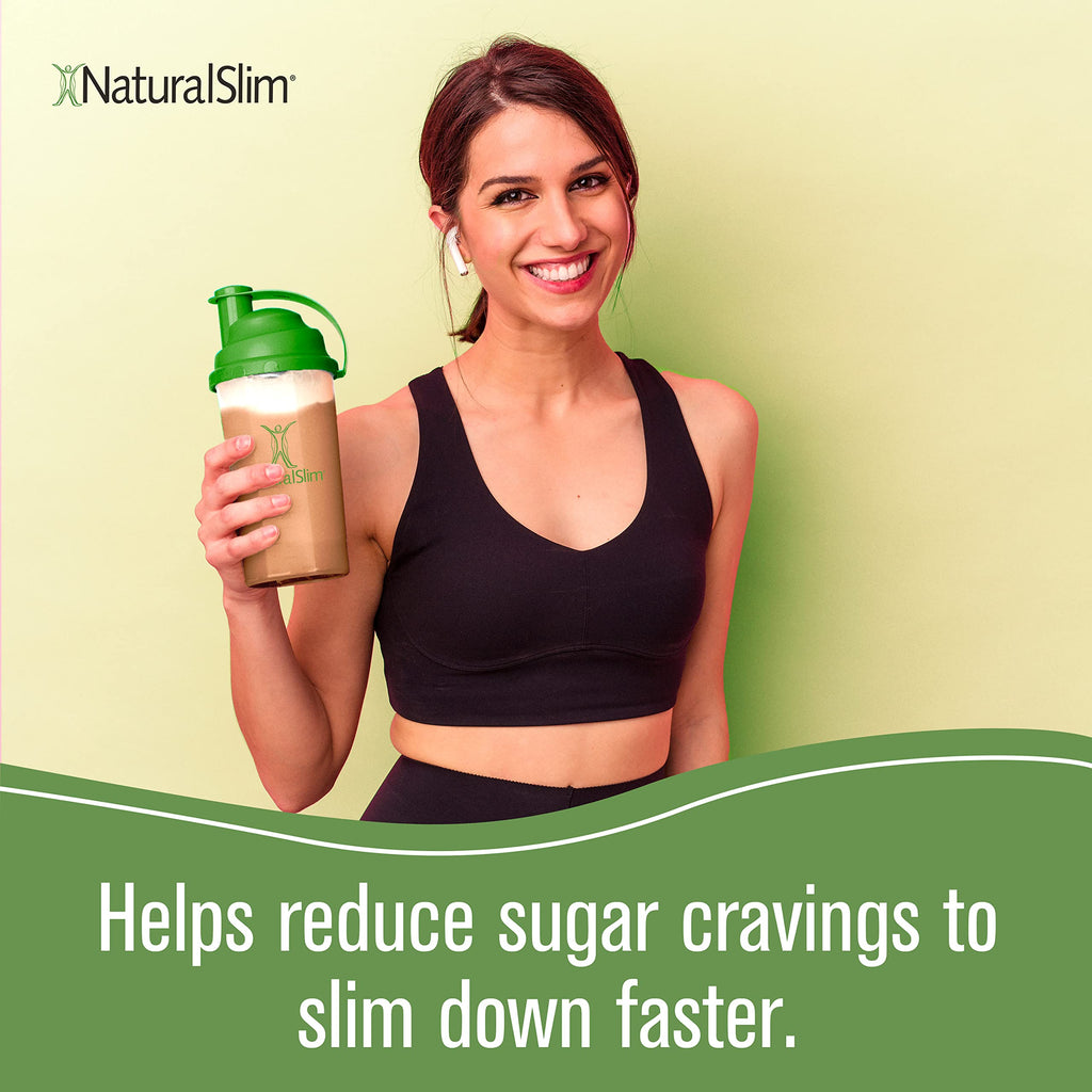 NaturalSlim Metabolic Whey Protein Powder Chocolate – Low Carb, Meal Replacement Shake w/Vitamins, Minerals & Amino Acid L-Glutamine | Great Taste and Very Filling Protein Shake, 10 Servings, 17.6oz