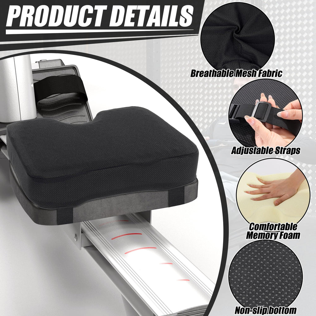 BALAPET Cooling Gel Rowing Machine Seat Cushion for The Concept 2 Rowing Machine, Memory Foam Row Machine Rower Pad, Fits Water Rower Pad, Crew Boat, Sculling