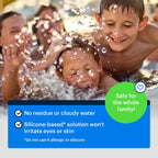 Essential Values Hot Tub Foam Eliminator - 2 Pack Pool & Spa Defoamer (32oz/ Bottles) - Eliminate Foam Without Harsh Hot Tub Chemicals - Safe Silicone AntiFoam