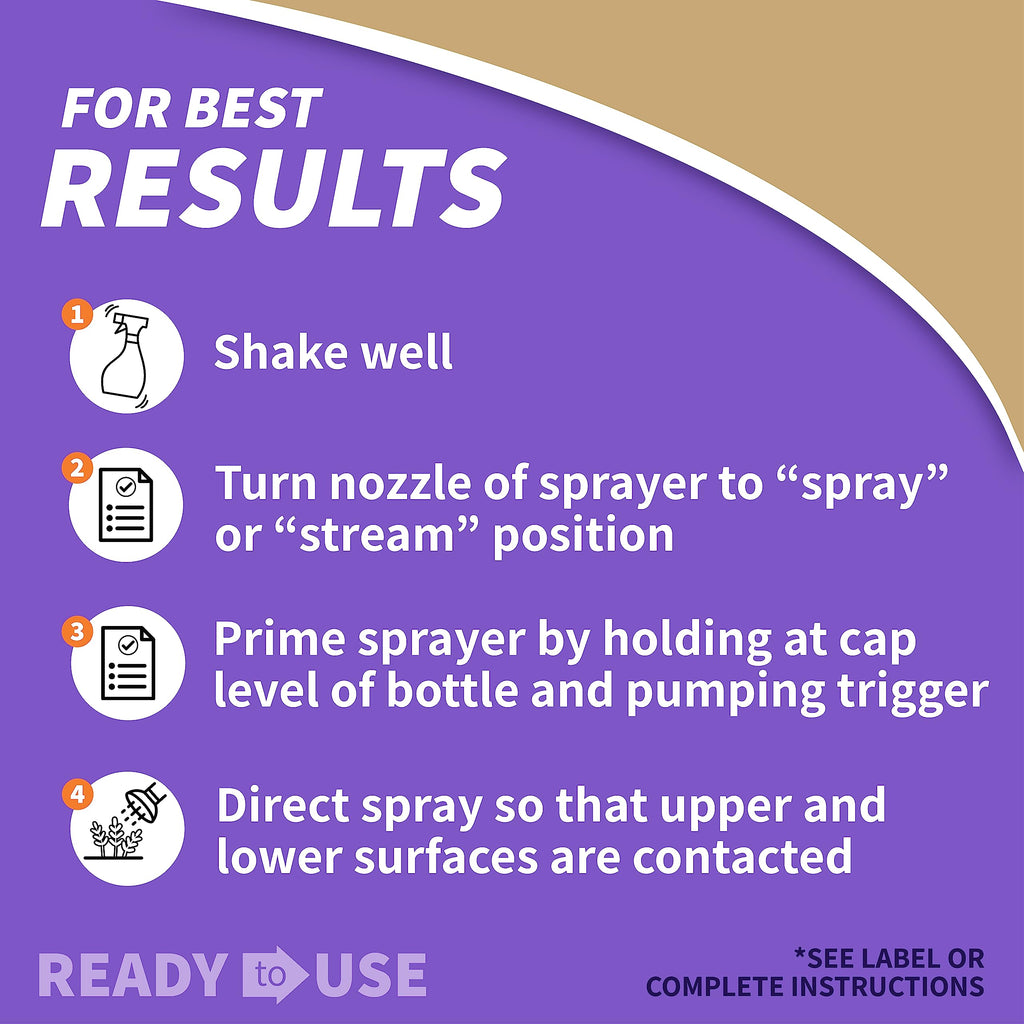 Bonide Japanese Beetle Killer Ready-to-Use Spray, 32 oz Indoor Outdoor Insecticide for Residential Use, Kills by Contact