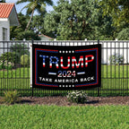 Trump 2024 Flag 3x5 Donald Trump 2024 Take America President Back Flags Made in USA with 2 Brass Grommets UV protection Fade Resistant for Indoor Outdoor Banner