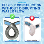 SWIMLINE HYDROTOOLS Pool Pump Filter Connection Hose W/ Cuff | 1.5 Inch X 3 Foot | Heavy-Duty Flexible, Durable & Leakproof | Chemical & UV Resistant | For Above Ground Pools Skimmer Filters & Pumps