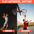 Basketball Net Replacement Heavy Duty - 12 Loops, Professional All Weather Anti Whip Nets, Fits Standard Indoor or Outdoor Rims - Premium Basketball Accessories - Hoop Net