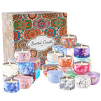 Scented Candles Gift Set 2.5 oz×36 Pack, Soy Wax Aromatherapy Candles for Home, Travel Tin Candles for Yoga Sleep Relax Body