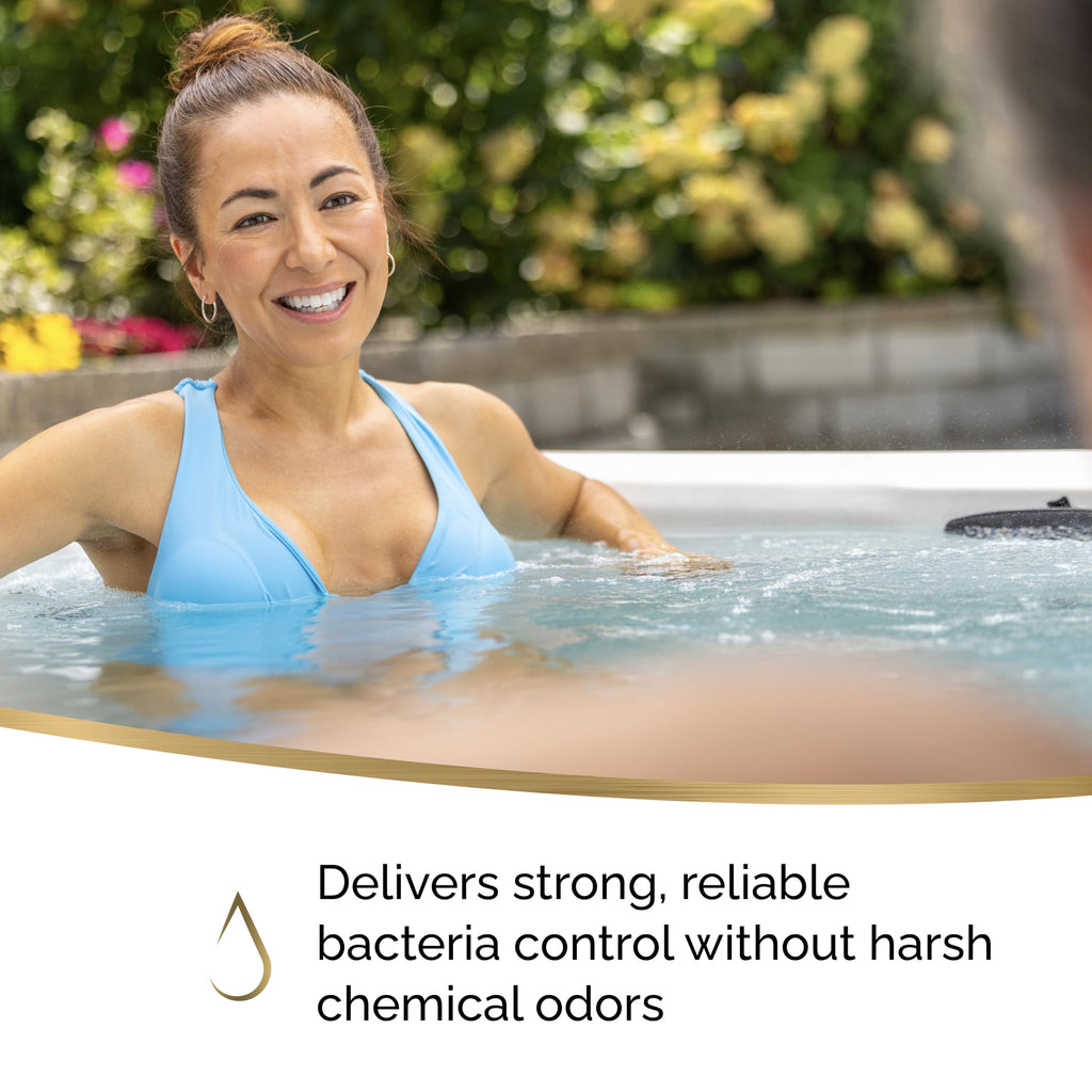 Sirona Spa Care Simply Sanitizer – Step 3 in The 3-Step Sirona Simply Chlorine-Free & Bromine-Free System for Spas & Hot Tubs, 16 fl oz (82317)