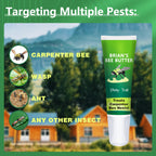 Carpenter Bee Traps for Outside, Brain's Bee Butter, 1 Pack Sticky Trap, Wood Bee Traps for Outside
