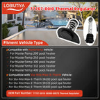 LOBIUTIYA 77707-0010 Thermal Regulator and 77707-0001 Manifold Bypass Valve Kit Compatible with MasterTemp 400 250 200 300 333 and Sta-Rite Pool and Pool Heaters, 38000-0007S Thermal Regulator kit