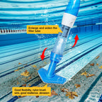 4 in 1 Cordless Rechargeable Small Pool Vacuum spa hot tub 90 Mins Running Time, 12 Gallons/Min Powerful Suction