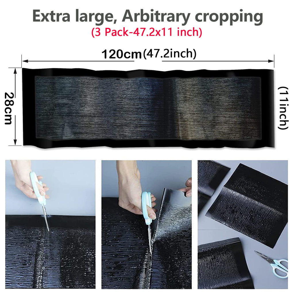 CREPLOSL Large Super Sticky Rat Glue Traps, Mouse Glue Traps, Mouse Sticky Trap, Mice Traps, Spiders Snake Traps, Rat Snake Sticky Traps for Outdoor Indoor Home (47.2x11) (6 Pack)